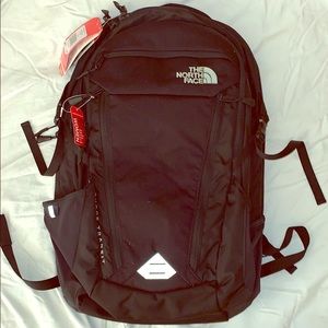 The North Face women’s black backpack